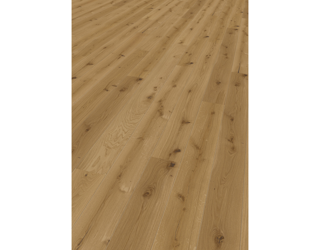 Parkettboden MARCANTO TREND Eiche Natur gefast (2V) Alpin 1-Stab gebü. Innovo