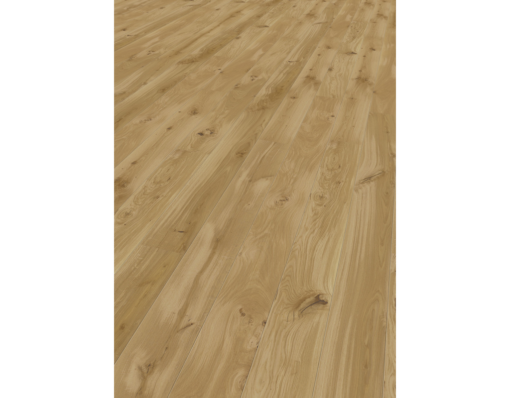 Parkettboden RUSTICO TREND Eiche Natur gefast (2V) Intens 1-Stab gebü. Innovo
